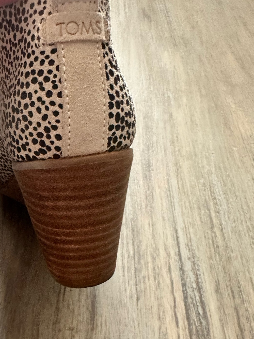 TOMS Kallie Wedge Booties Cheetah Print Suede - Picture 9 of 14